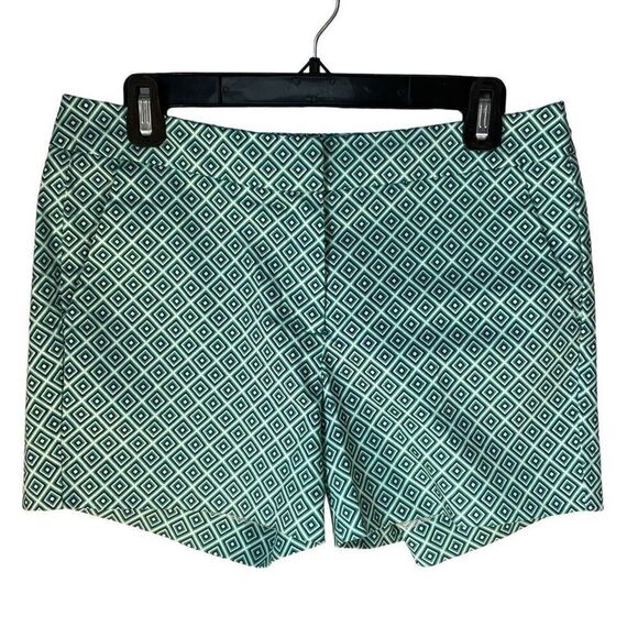 Willi Smith NWOT Walking Shorts, 4. Green, Navy and White Diamonds - Picture 13 of 14